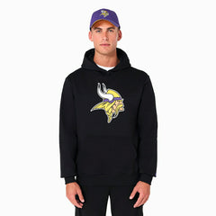 Minnesota Vikings Logo Hoodie NFL Sweatshirt Black - Taass discount