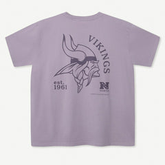 Minnesota Vikings L&L '89 Classics NFL T-Shirt Purple - Taass on sale