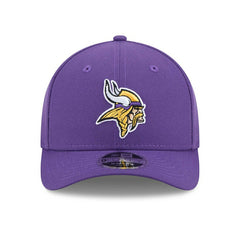 Minnesota Vikings NFL Team Logo New Era 9FORTY M-Crown Snapback Cap Purple - Taass Online