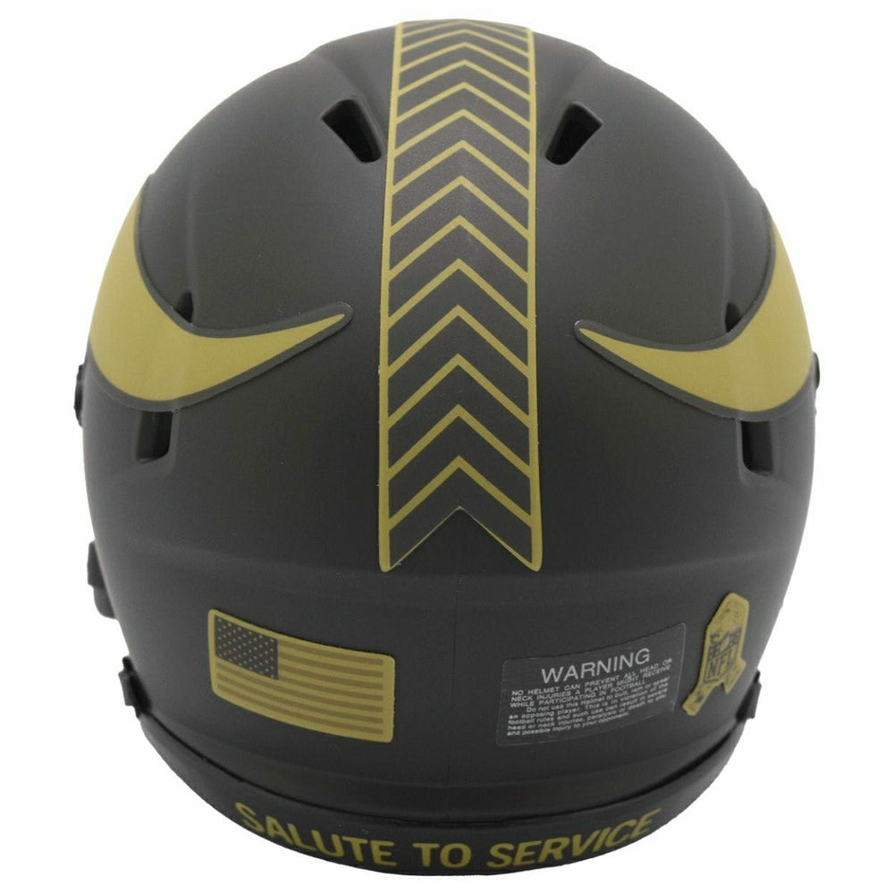 Minnesota Vikings 2025 Salute to Service NFL Speed Mini Helmet - Taass sale