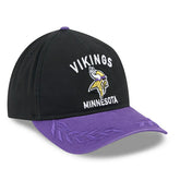 Minnesota Vikings 2025 NFL Draft 9TWENTY A-Frame Adjustable Cap Black - Taass for sale