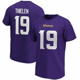 Adam Thielen #19 Minnesota Vikings Fanatics Player NFL T-Shirt Purple - Taass sale
