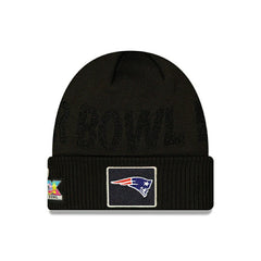 New England Patriots Super Bowl LX Sideline Beanie Knit - Taass discount