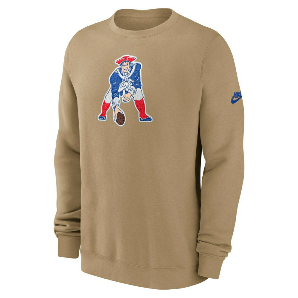 New England Patriots Swing Pass NFL Rewind Club Crew Beige - Taass discount