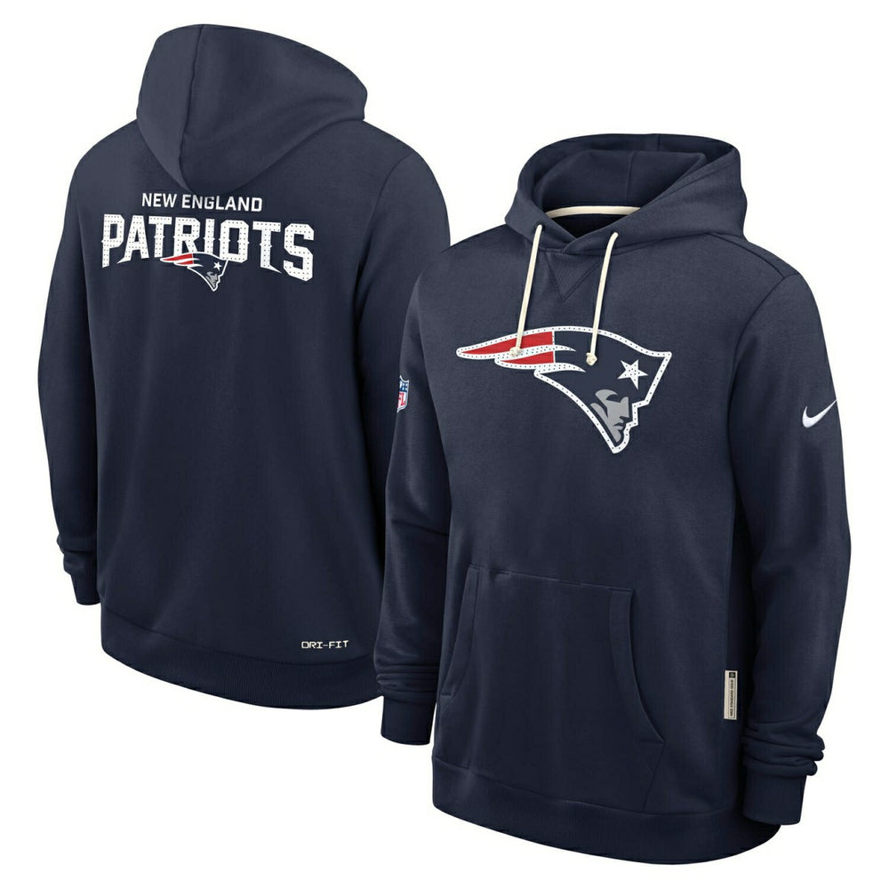 New England Patriots 2025 NFL Sideline Nike Standard Issue Hoodie Navy - Taass for sale
