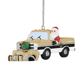 New Orleans Saints NFL Snow Plow Truck Christmas Ornament - Taass on sale