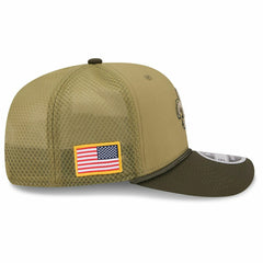 New Orleans Saints 2025 NFL Salute to Service 9SEVENTY Trucker Snapback Cap Olive - Taass sale