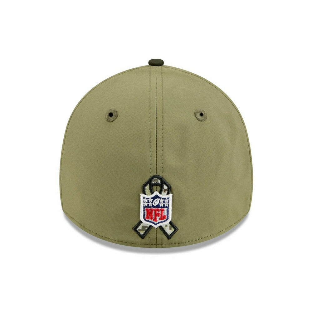 New Orleans Saints 2025 NFL Salute to Service 39THIRTY Flex Cap Olive - Taass for sale