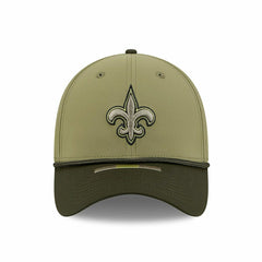 New Orleans Saints 2025 NFL Salute to Service 39THIRTY Flex Cap Olive - Taass for sale