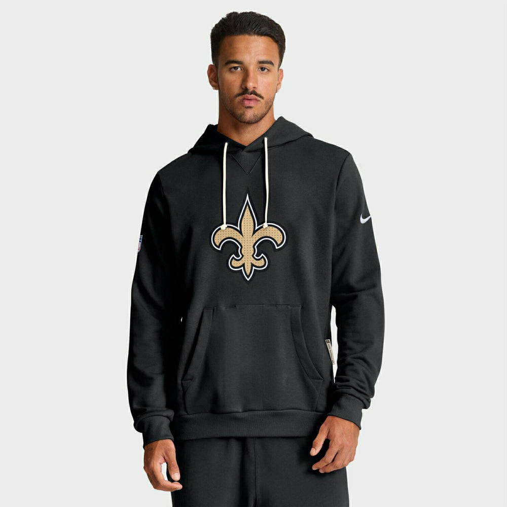New Orleans Saints 2025 NFL Sideline Nike Standard Issue Hoodie Black - Taass discount