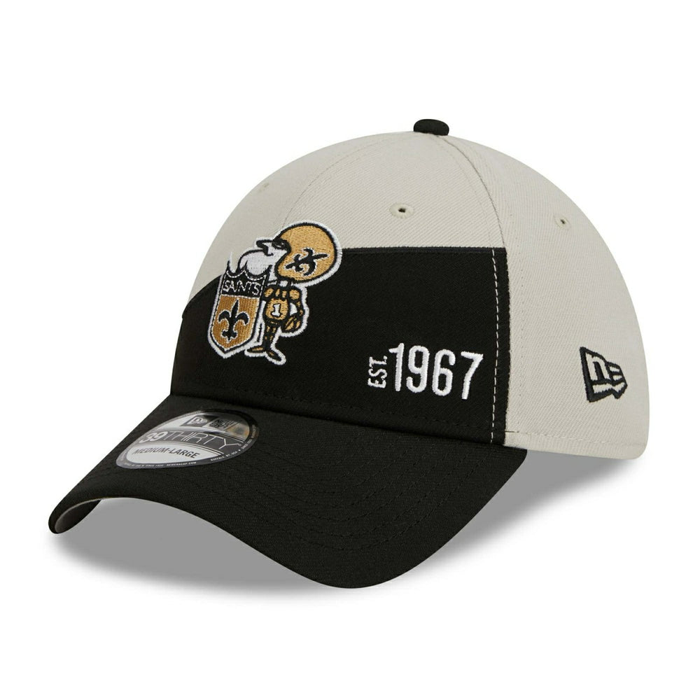 New Orleans Saints Historic 2023 NFL Sideline New Era 39THIRTY Flex Cap - Taass outlet