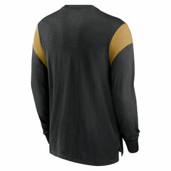New Orleans Saints NFL Historic Nike Slub Long Sleeve Shirt Black - Taass US