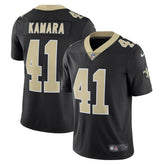 Alvin Kamara #41 New Orleans Saints Nike Vapor Limited NFL Jersey Black - Taass US