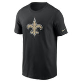 New Orleans Saints Nike Essential Logo NFL T-Shirt Black - Taass sale