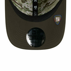 New York Giants 2025 NFL Salute to Service 39THIRTY Flex Cap Olive - Taass US