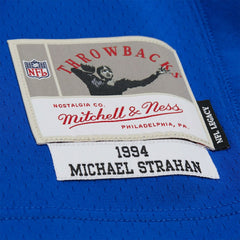 Michael Strahan #92 New York Giants 1994 Legacy Throwback NFL Jersey Blue - Taass for sale