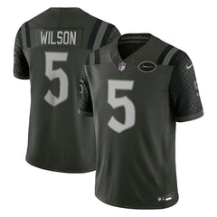 Garrett Wilson #5 New York Jets 2025 Rivalries Limited NFL Trikot Gotham Green - Taass sale
