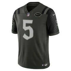 Garrett Wilson #5 New York Jets 2025 Rivalries Limited NFL Trikot Gotham Green - Taass sale