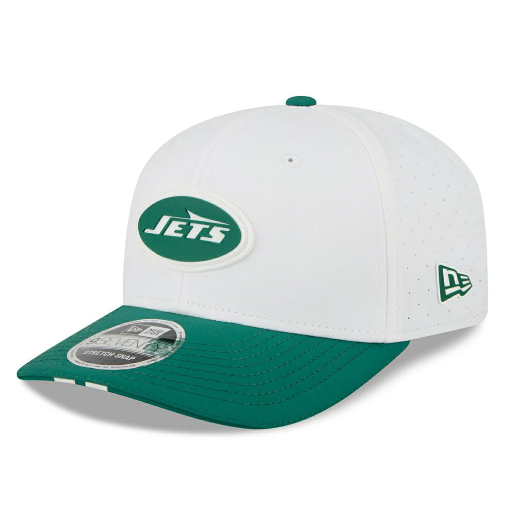 New York Jets 2025 NFL Training Camp New Era 9SEVENTY Stretch-Snap Cap OTC White - Taass outlet