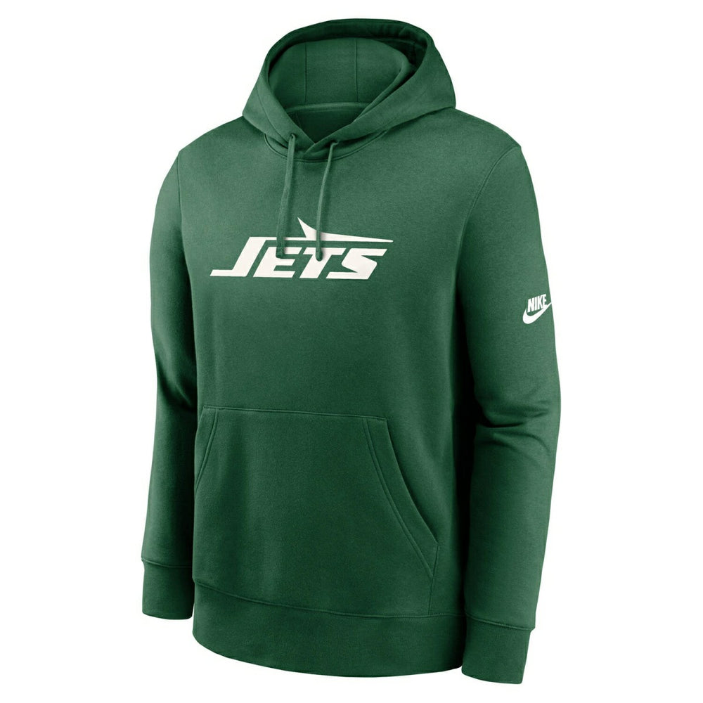 New York Jets Throwback Nike Club NFL Hoodie Green - Taass Online