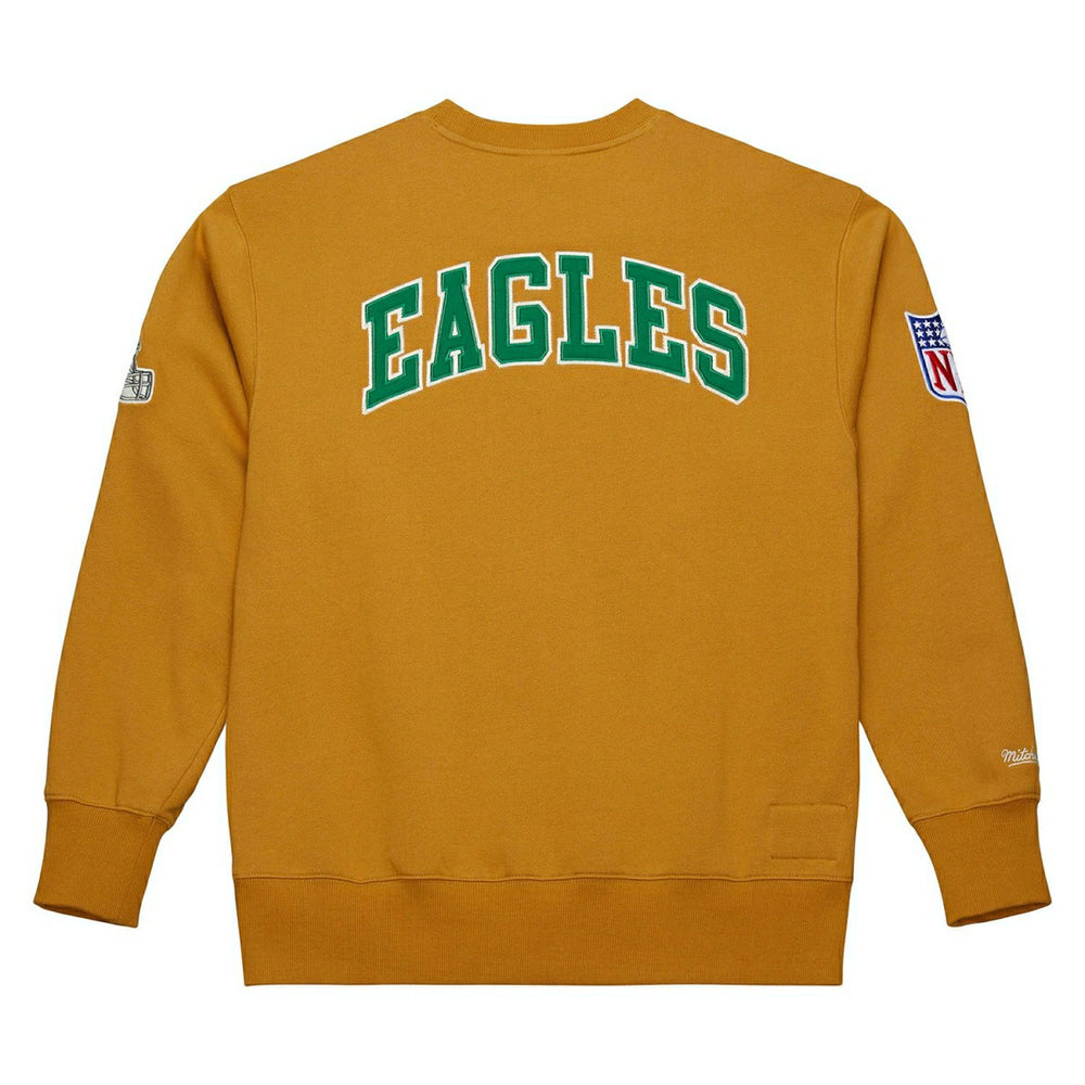Philadelphia Eagles Mitchell & Ness NFL Dusted Crew Pullover - Taass outlet