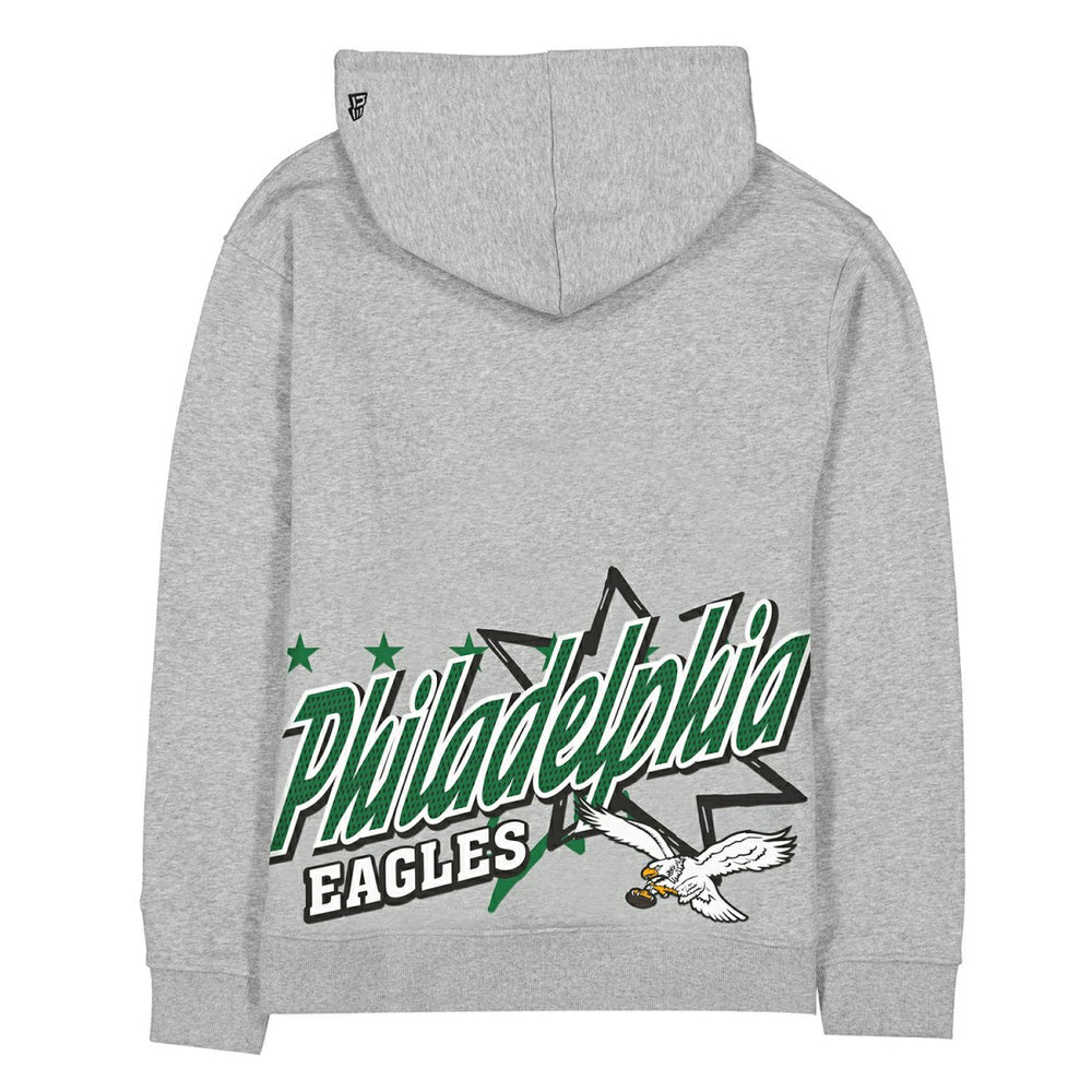 Philadelphia Eagles Sport Classics Oversized NFL Hoodie Gray - Taass discount