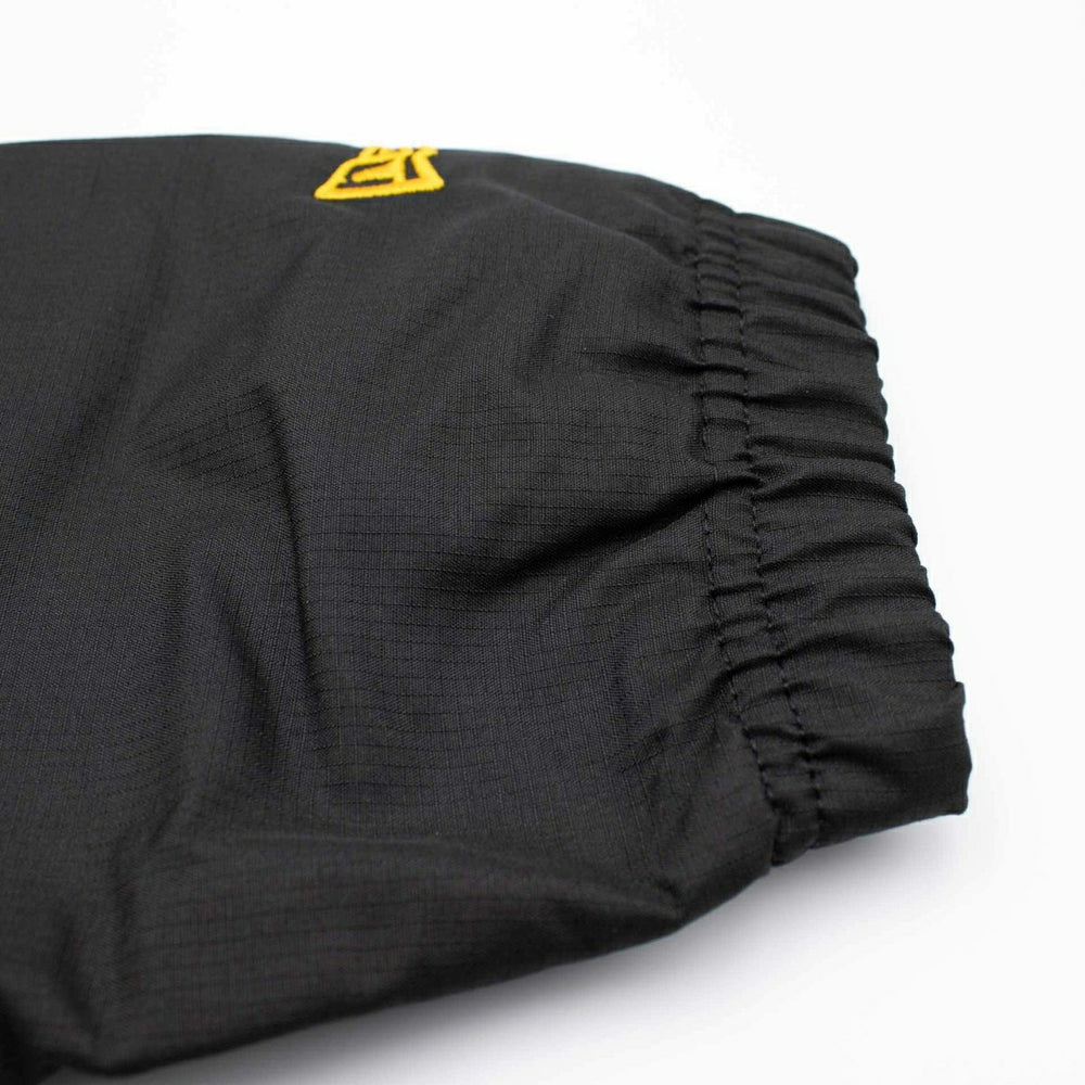 Pittsburgh Steelers NFL Quarter Zip Windbreaker Jacket Black - Taass sale