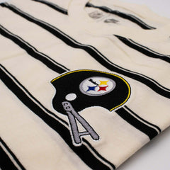 Pittsburgh Steelers Rewind Striped Club NFL T-Shirt - Taass on sale