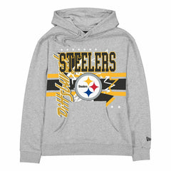 Pittsburgh Steelers Sport Classics Oversized NFL Hoodie Gray - Taass US
