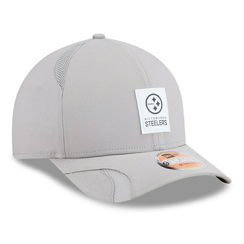 Pittsburgh Steelers 2025 NFL On-Field Sideline 9FORTY M-Crown Cap CW Grau - Taass outlet