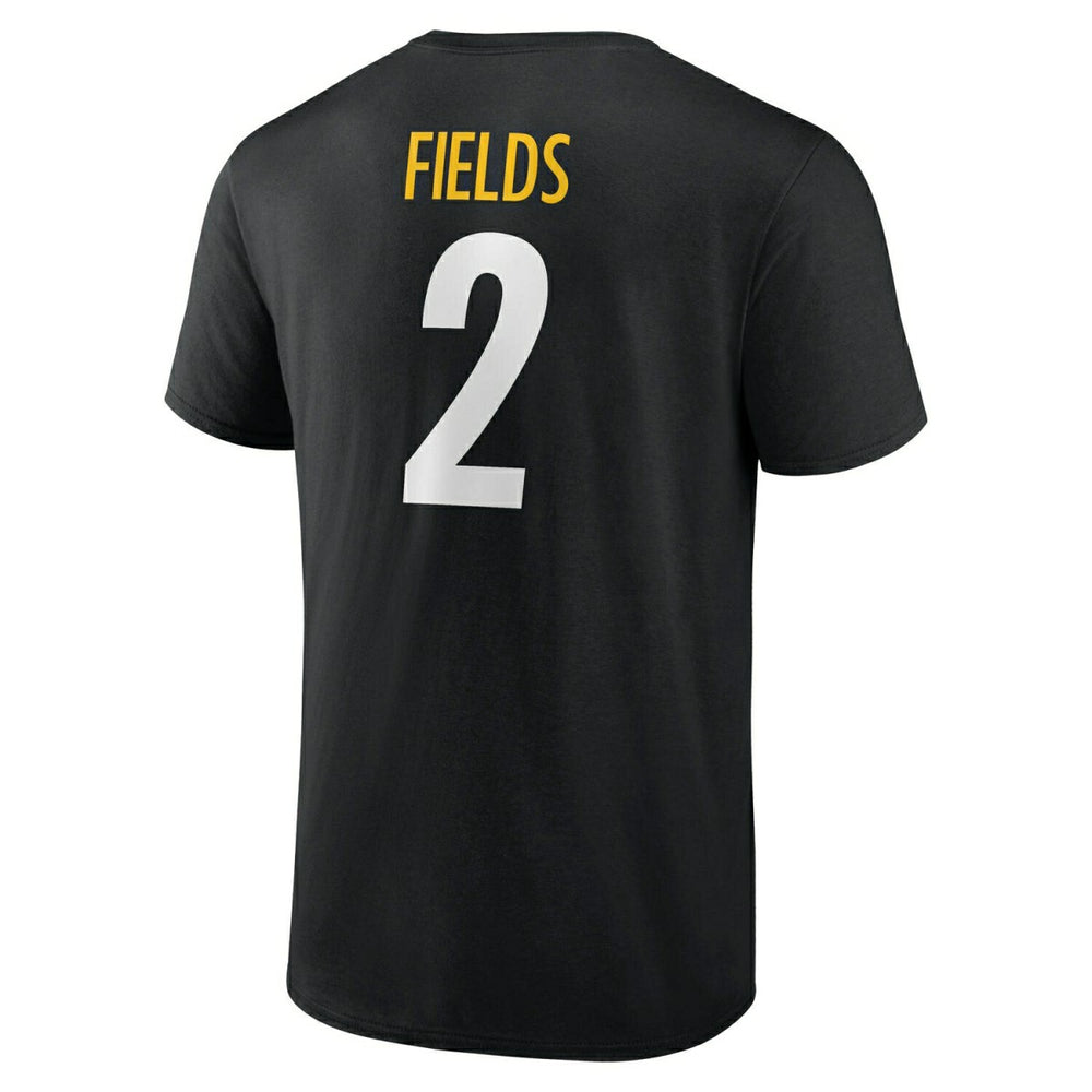 Justin Fields #2 Pittsburgh Steelers Player NFL T-Shirt Black - Taass sale