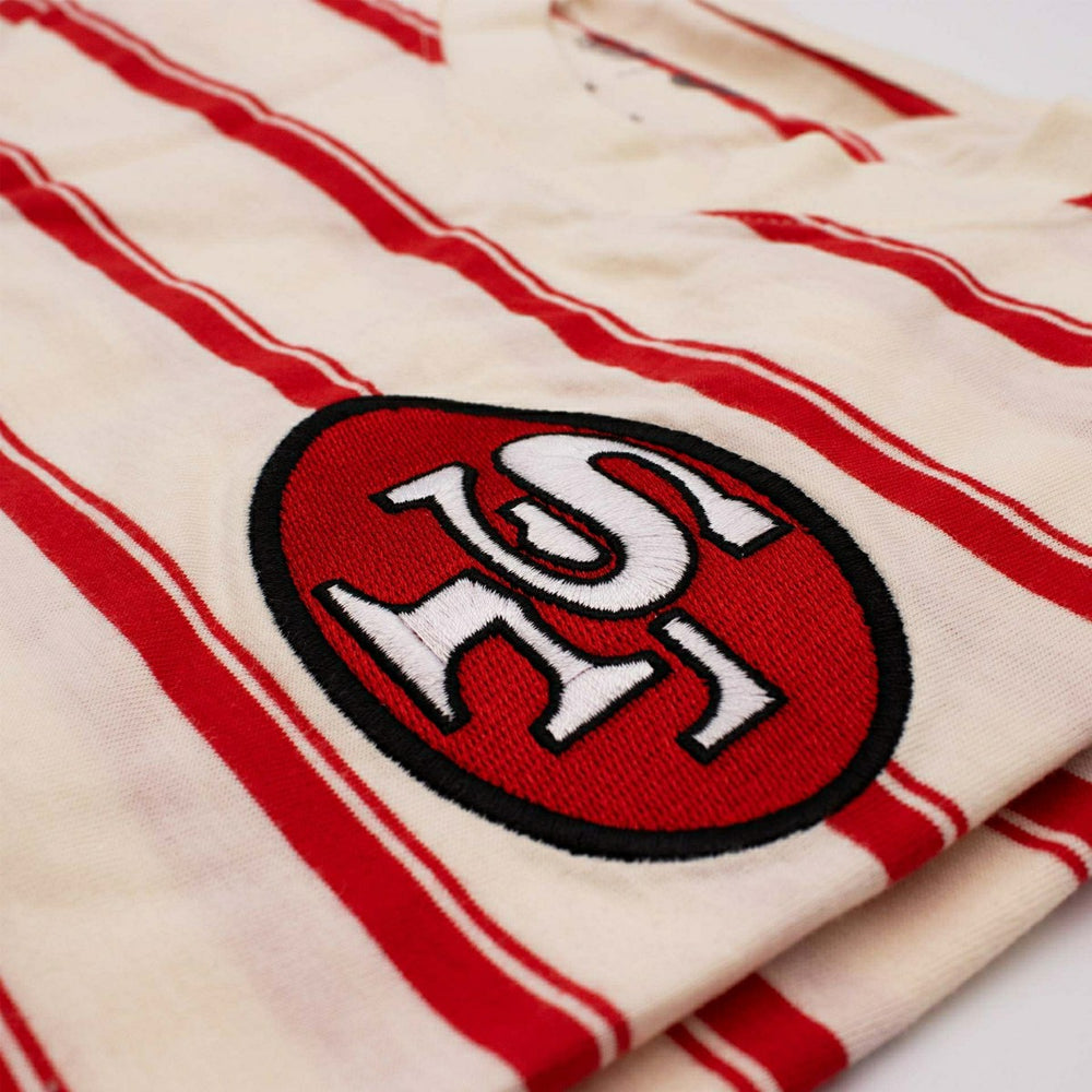 San Francisco 49ers Rewind Striped Club NFL T-Shirt - Taass discount
