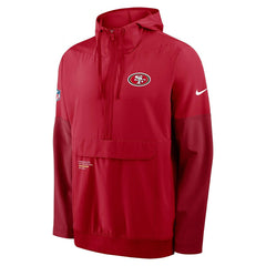 San Francisco 49ers Nike Sideline Half-Zip Anorak NFL Jacke Red - Taass discount