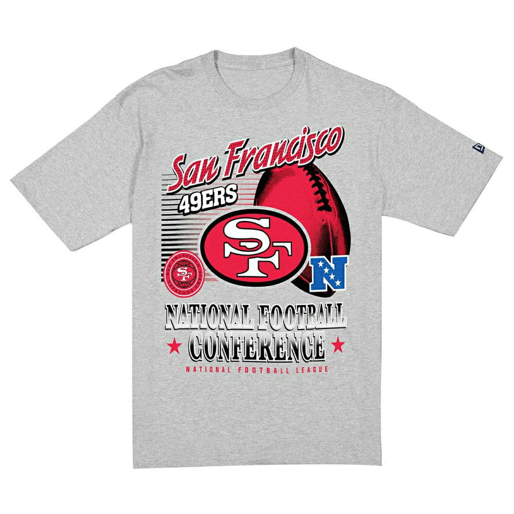 San Francisco 49ers Sport Classics Oversized NFL T-Shirt Gray - Taass sale