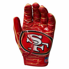 San Francisco 49ers Wilson Youth Stretch-Fit NFL Receivers Gloves (KIDS) - Taass outlet