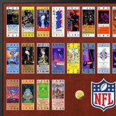 Super Bowl 60th Anniversary Ticket Collection NFL Frame - Taass sale