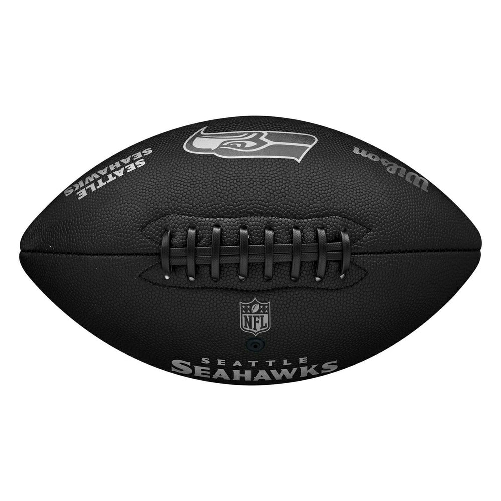 Seattle Seahawks Wilson Metallic Premiere Full Size NFL Football - Taass for sale