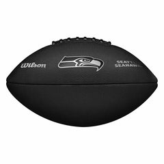 Seattle Seahawks Wilson Metallic Premiere Full Size NFL Football - Taass for sale