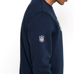 Seattle Seahawks Logo Crewneck New Era NFL Sweatshirt Navy - Taass US
