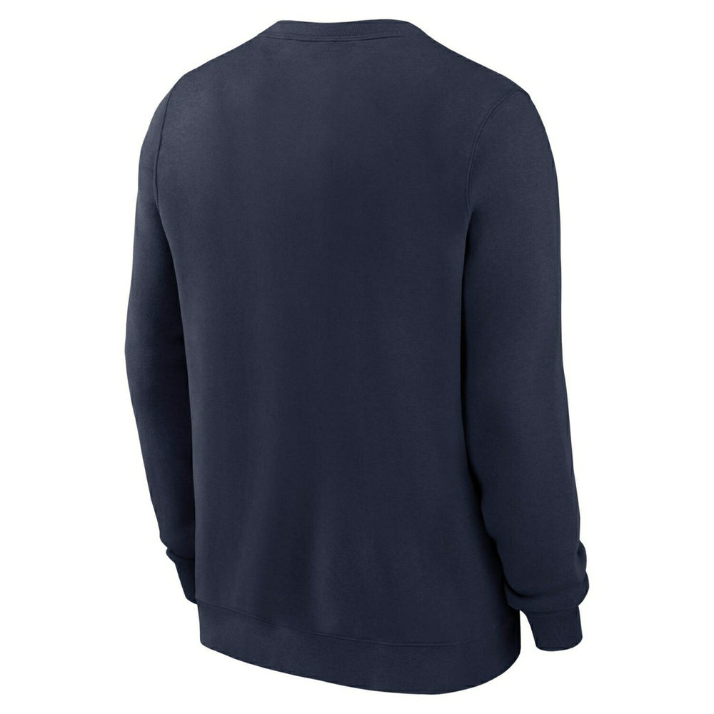 Seattle Seahawks Wordmark Nike Club Pullover Crew Navy - Taass on sale
