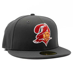 Tampa Bay Buccaneers Throwback New Era 59FIFTY Fitted NFL Cap Charcoal - Taass sale