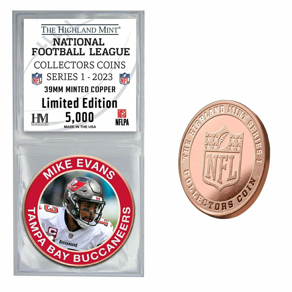 NFL Collectors Coins Series 1 Mike Evans Buffalo Bills Commemorative Coin - Taass for sale