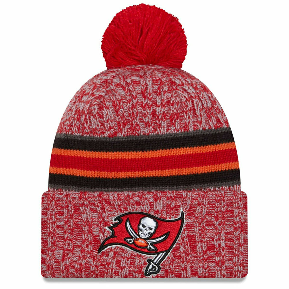 Tampa Bay Buccaneers 2023 NFL Sideline New Era Sport Knit Hat - Taass for sale