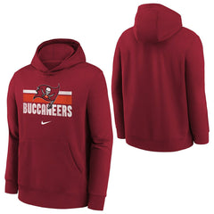 Tampa Bay Buccaneers NFL Team Stripes Nike Club Hoodie (YOUTH) - Taass outlet