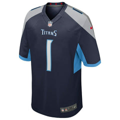 Cam Ward #1 Tennessee Titans Nike Game NFL Jersey Navy - Taass outlet