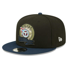 Tennessee Titans 2022 NFL On-Field Salute to Service New Era 9FIFTY Snapback Cap - Taass Online