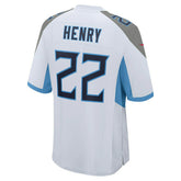 Derrick Henry #22 Tennessee Titans Nike Game NFL Football Jersey White - Taass for sale