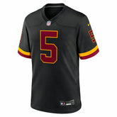 Jayden Daniels #5 Washington Commanders 2026 Game NFL Jersey Alternate Black - Taass on sale