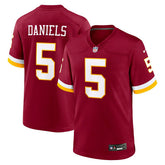 Jayden Daniels #5 Washington Commanders 2026 Game NFL Jersey Burgundy - Taass sale