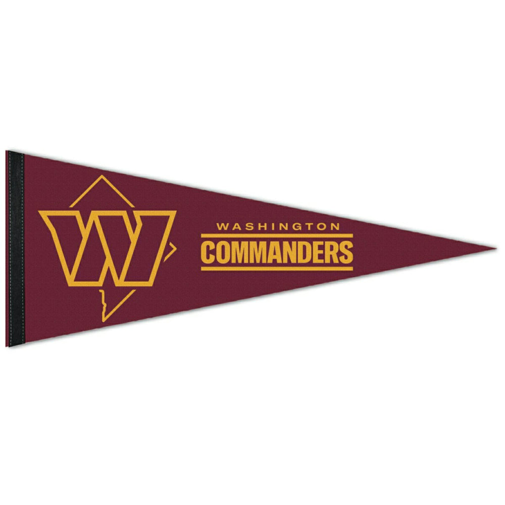 Washington Commanders State Logo Premium NFL Pennant - Taass for sale
